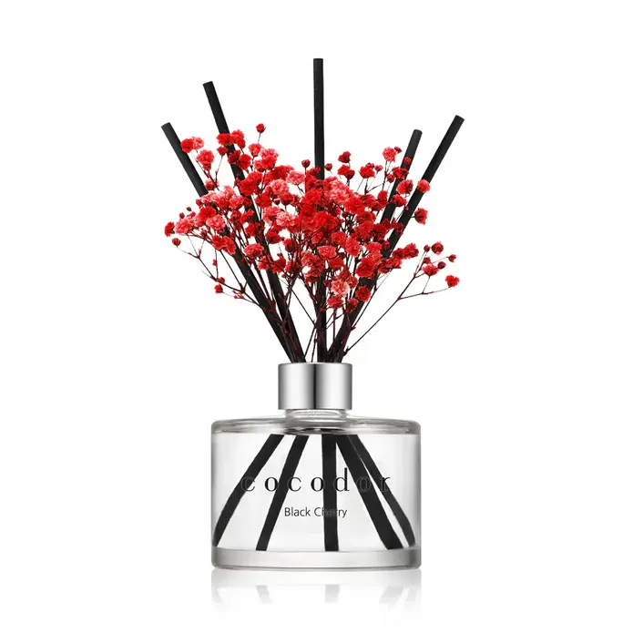 Cocodor Flower Diffuser - 120ml - Black Cherry - Red Flower