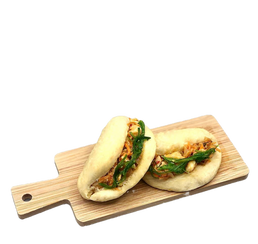 Pains Baos sur planche - L'Inedit food & Pastry, Traiteur et patisserie en Guadeloupe