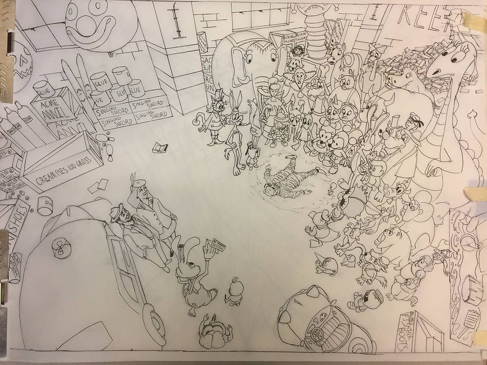 Roger Rabbit Perspective Exercise.