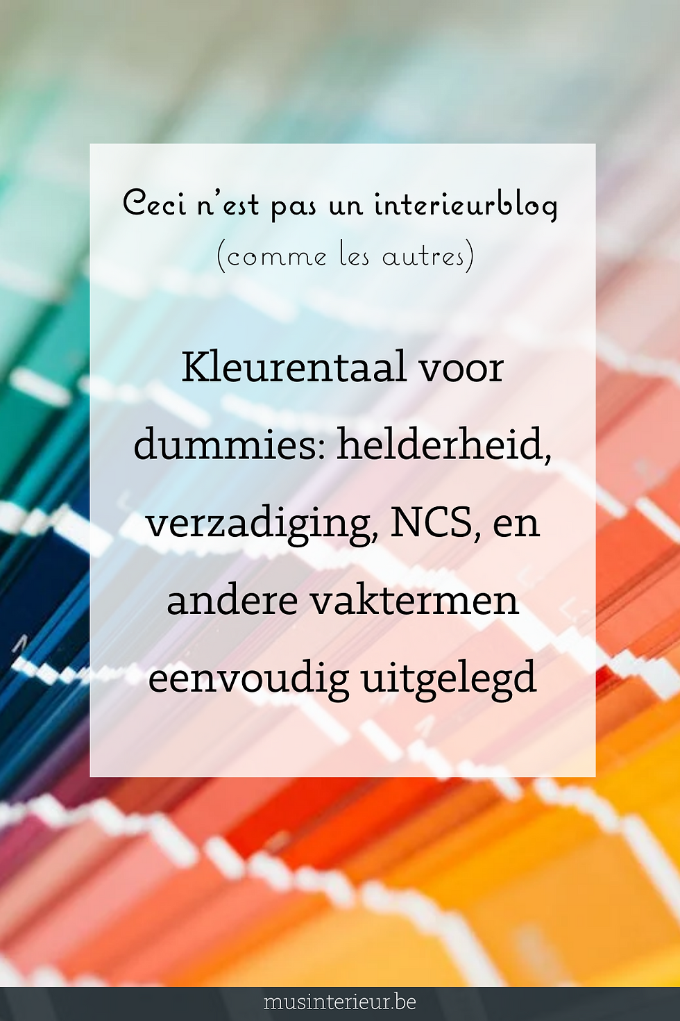 Kleurentaal voor dummies afbeelding om te pinnen
