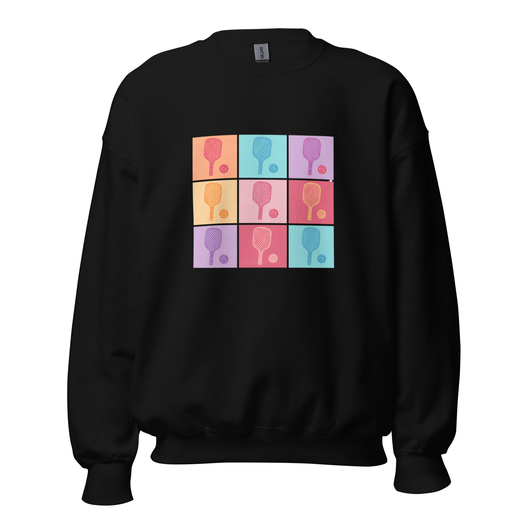 Colorful Pickleball Icon Sweatshirt