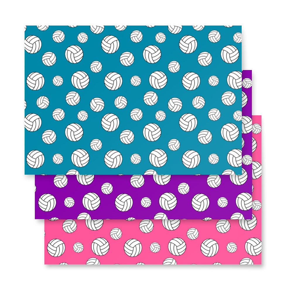 Thumbnail: Volleyball Wrapping paper sheets