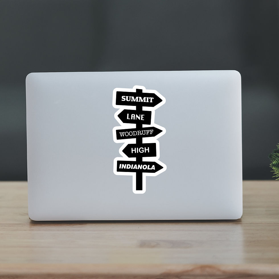 Thumbnail: Columbus Streets Sticker