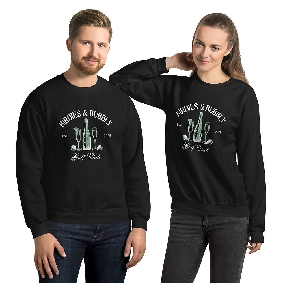 Thumbnail: Birdies & Bubbly Unisex Sweatshirt