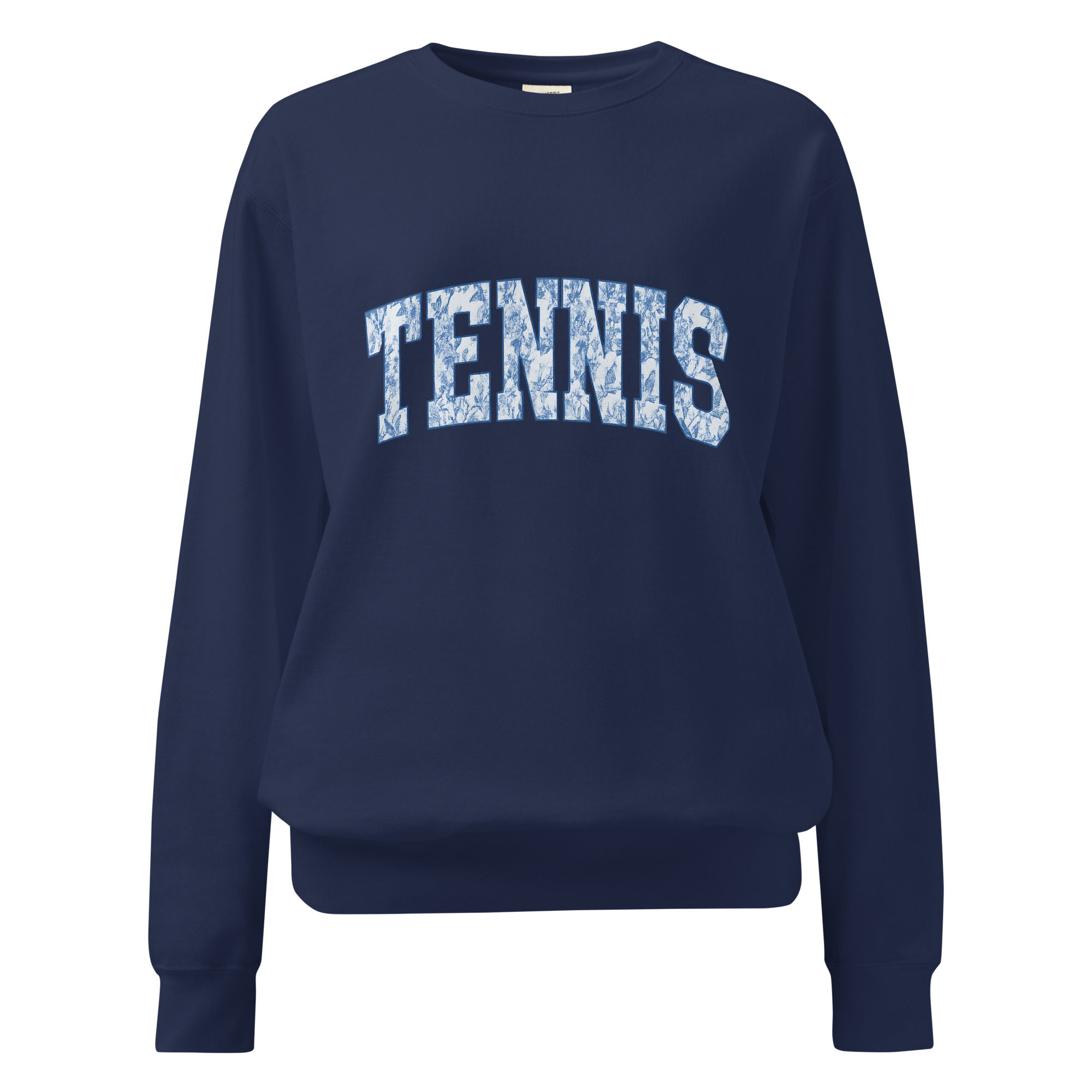 Floral Tennis Unisex sweatshirt (comfort colors)