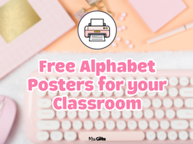 Free Alphabet Posters for your Classroom (Editable Canva Templates)