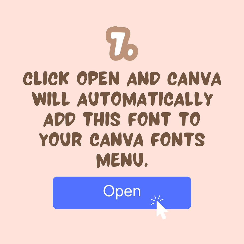 How to upload a font into Canva