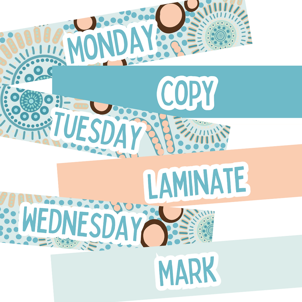 Thumbnail: Teacher Trolley Labels featuring Bigi Nagala Burn Off | Canva Template