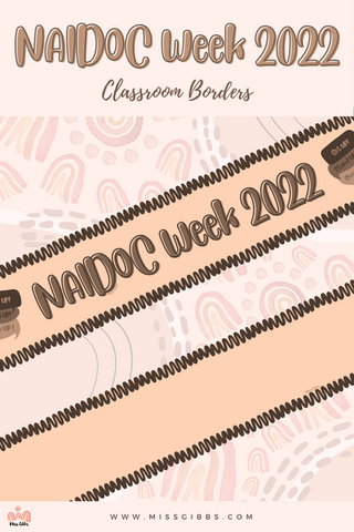 NAIDOC Week 2022 Classroom Borders