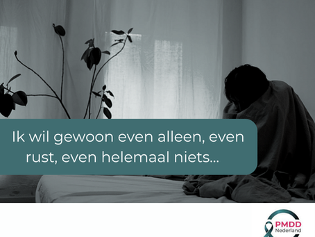 Ik wil gewoon even alleen, even rust, even helemaal niets…