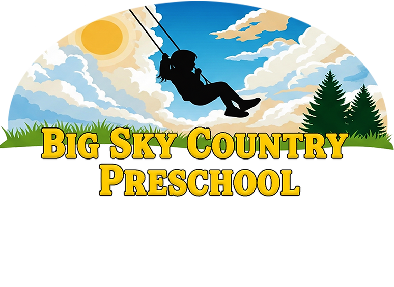 Logo, Preschool, Big sky Country Preschool, Kalispell, MT, Flathead county, Evergreen