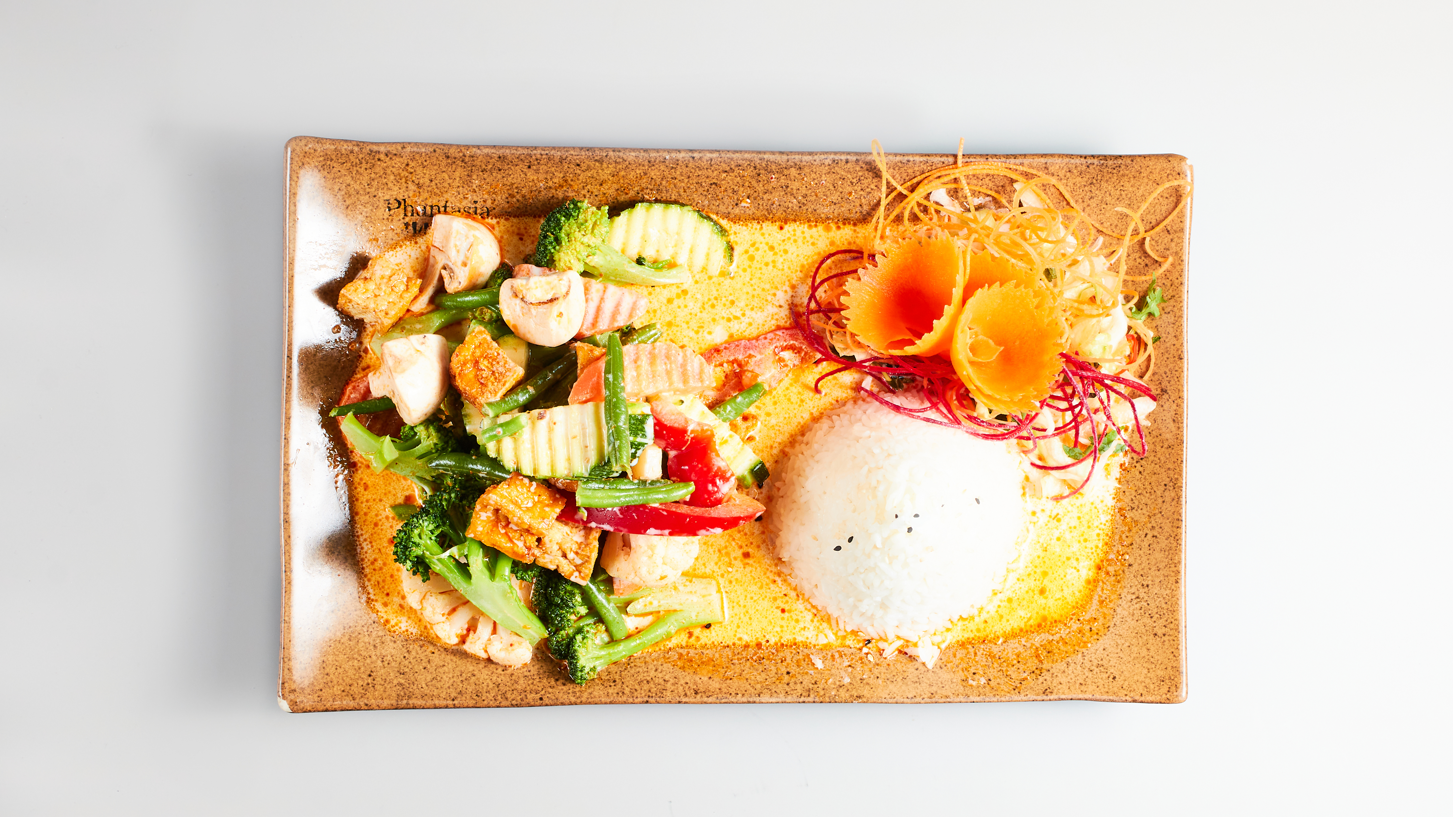 Arranged Food and Objects