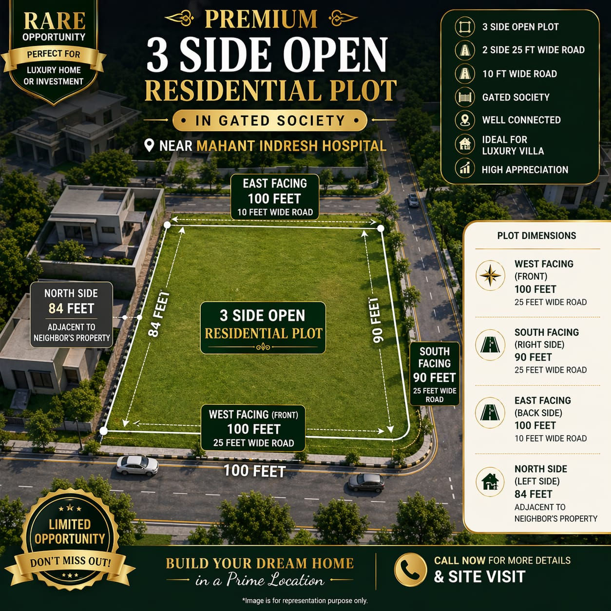 Premium 1 Bigha+ Residential Plot