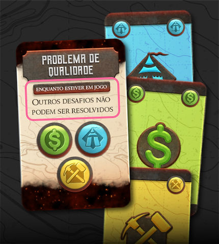 Detalhe do jogo de cartas