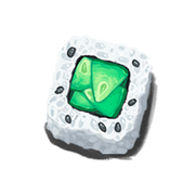 Sushi Uramaki de Pepino do jogo de tabuleiro Sushi Rush da TGM Editora