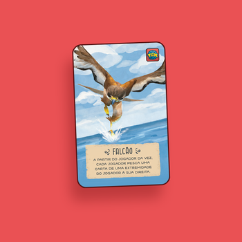 Promo Falcão do jogo de cartas Gaivotas da TGM Editora