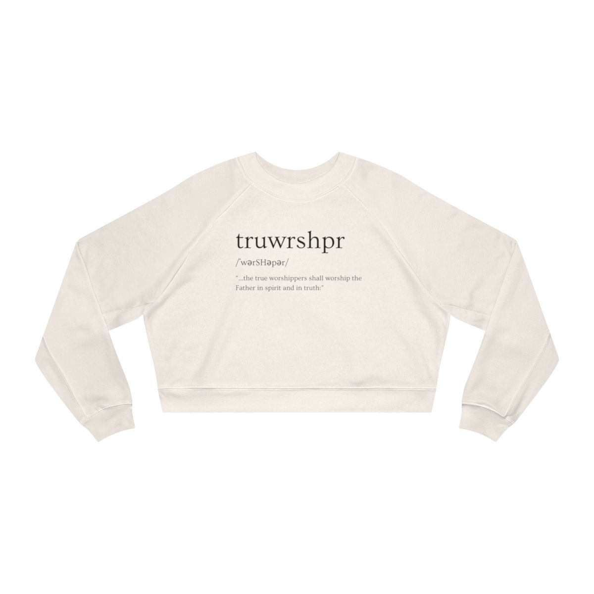 Women's Cropped Fleece Pullover