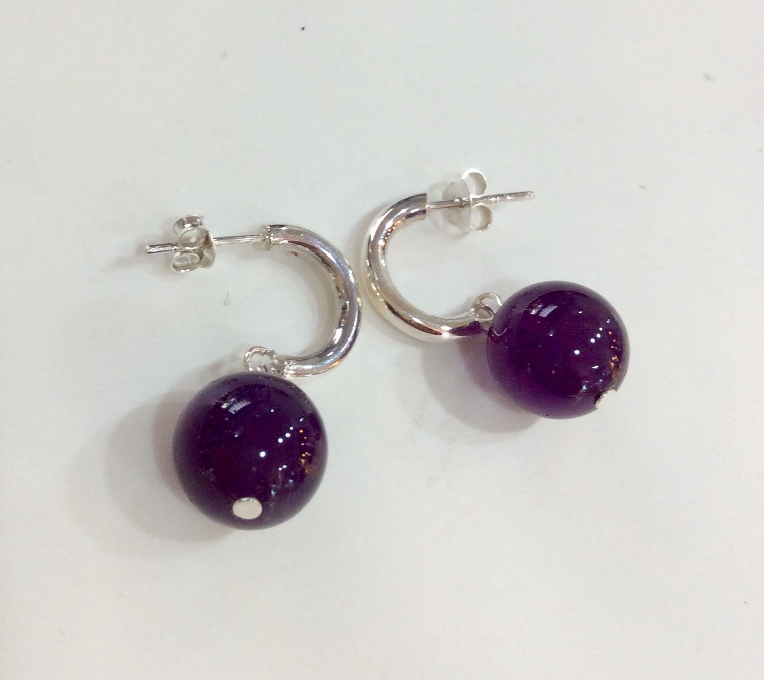 Medio aro con Perlas de Amatista