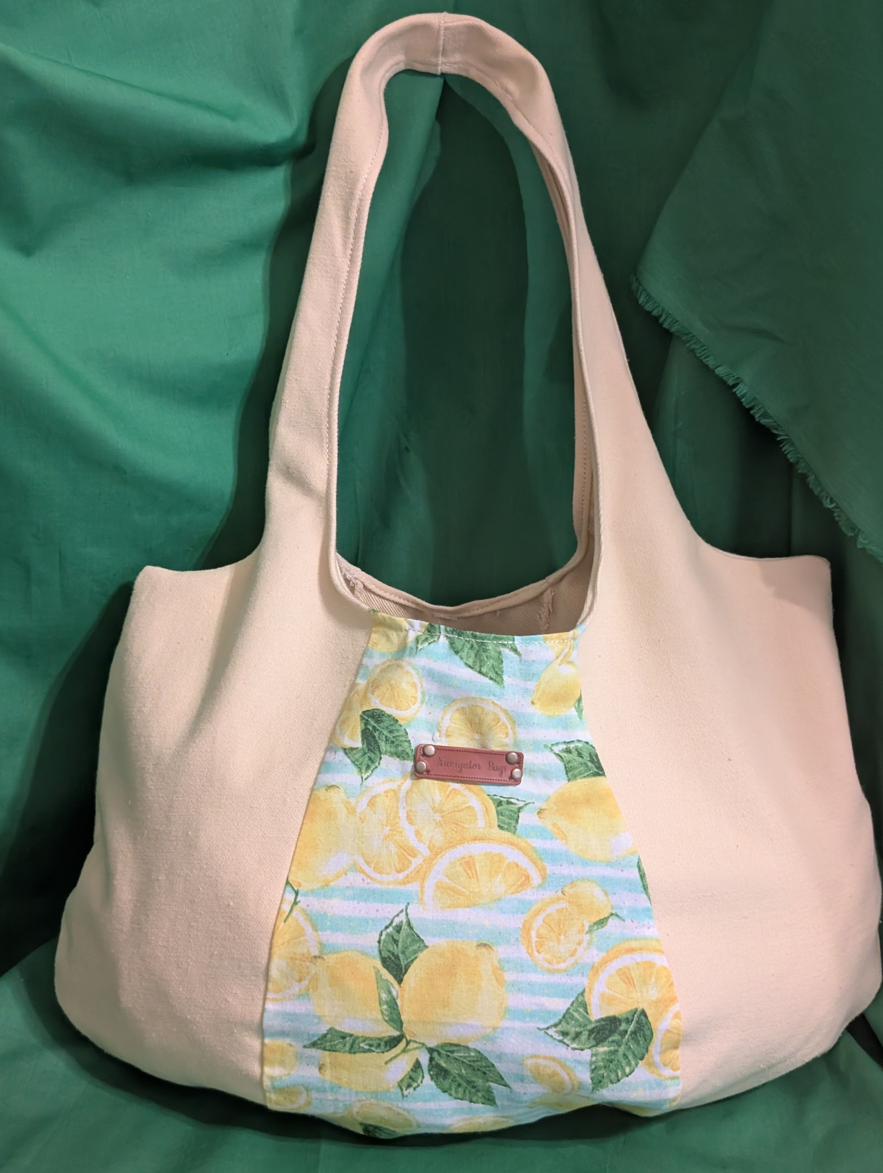 Yellow Lemon Canvas Bag