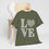 Thumbnail: Love Dog Paw Heart Graphic Tee - Dog Lover, Dog Rescue