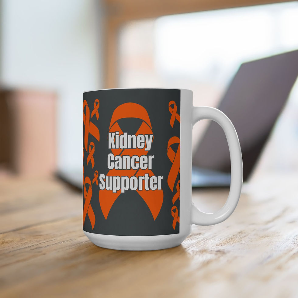 Thumbnail: KIDNEY CANCER SUPPORTER  Ceramic Mug,  Gift for Caregivers & Supporter