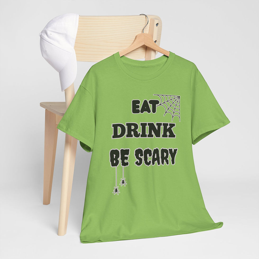Thumbnail: Eat Drink Be Scary Halloween T‑Shirt