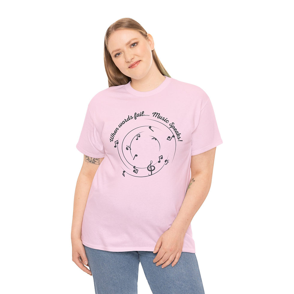 Thumbnail: Music Speaks Unisex Tee