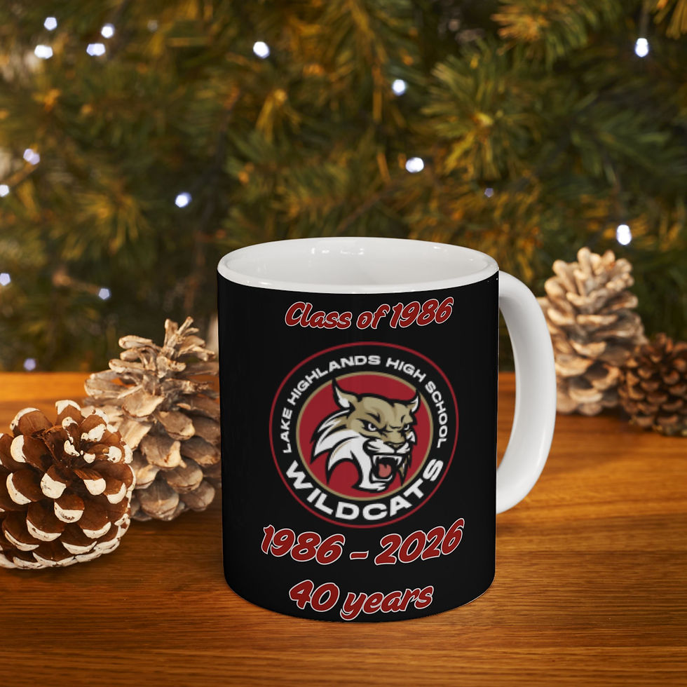 Thumbnail: Wildcats High School Reunion Ceramic Mug — Class of 1986 (11oz/15oz)
