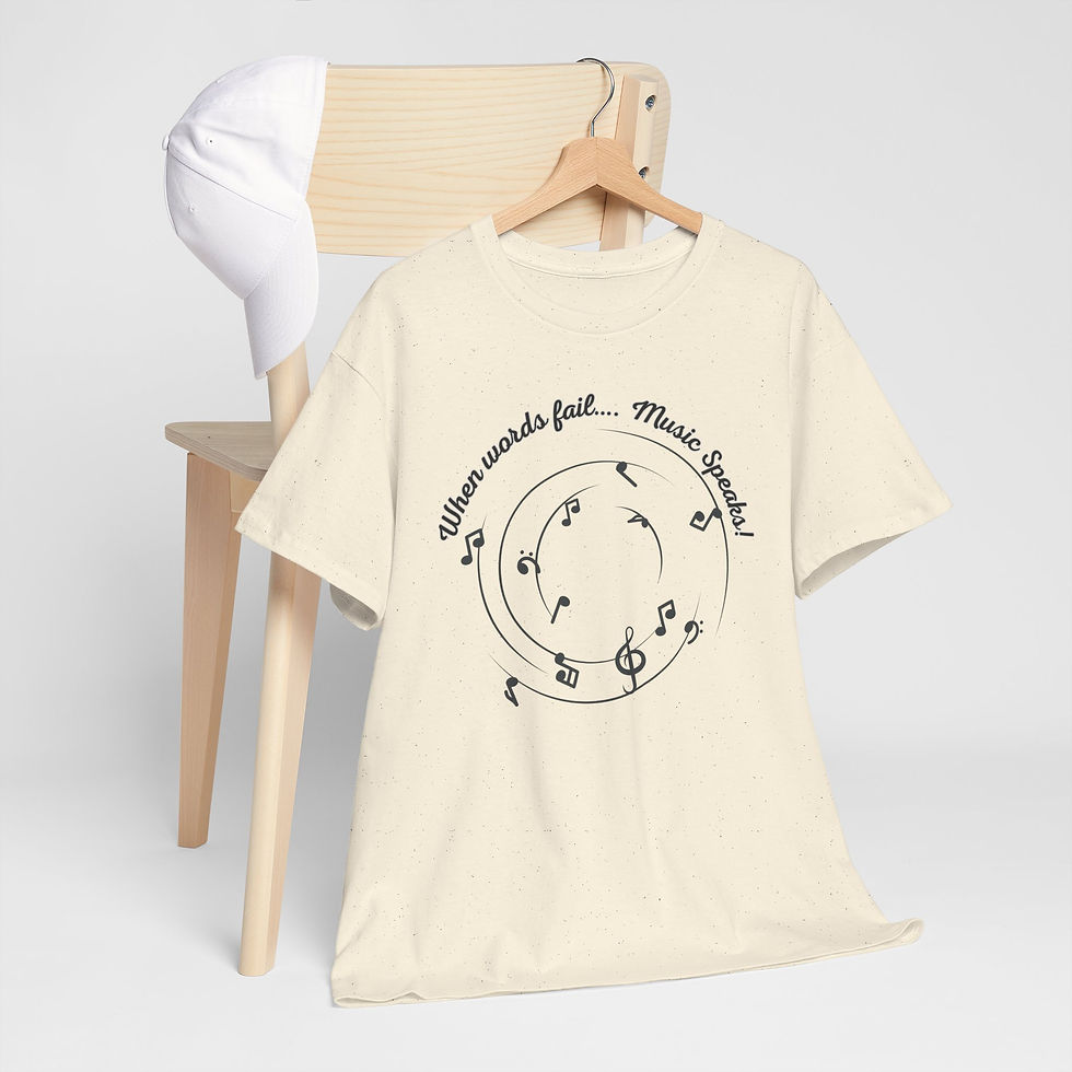 Thumbnail: Music Speaks Unisex Tee