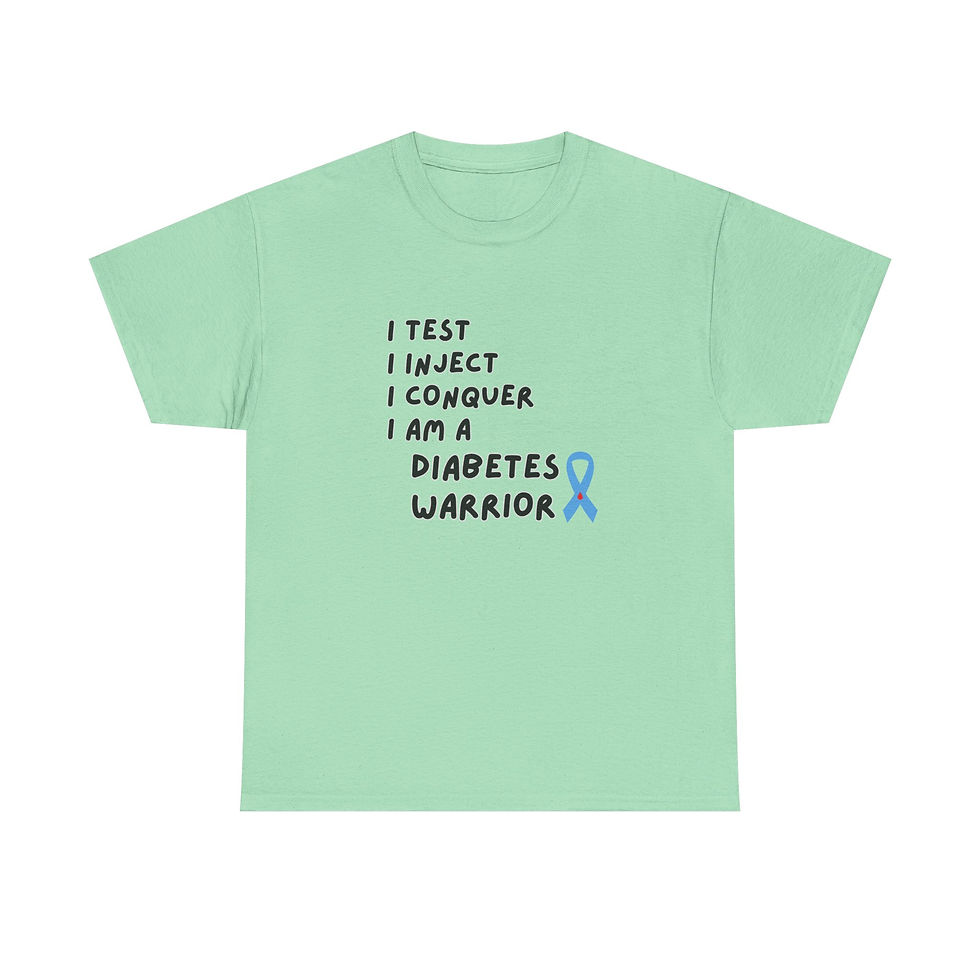Thumbnail: Diabetes Warrior Tee - Unisex Heavy Cotton Shirt