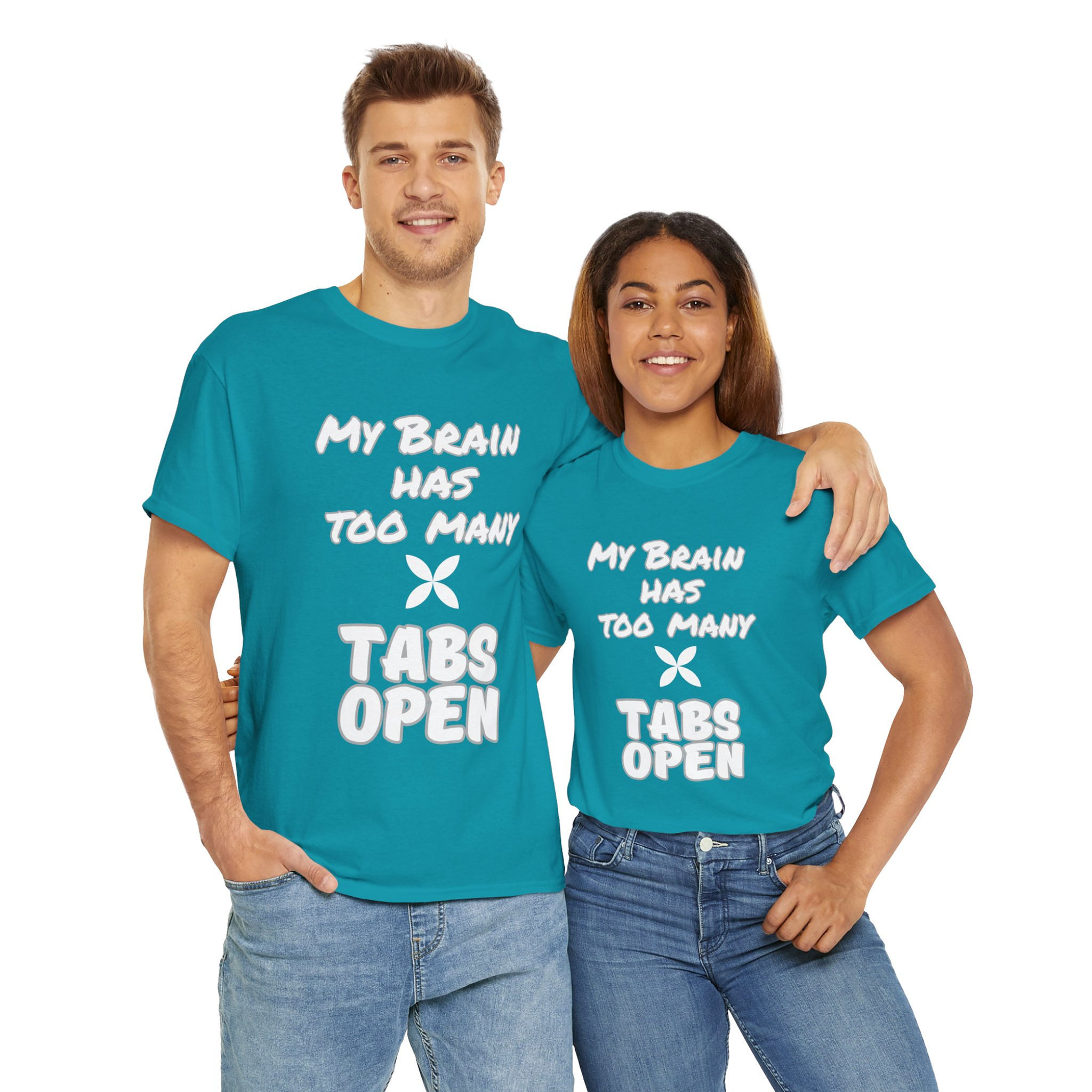 Too Many Tabs Open T-Shirt — Funny Mental Load Graphic Tee