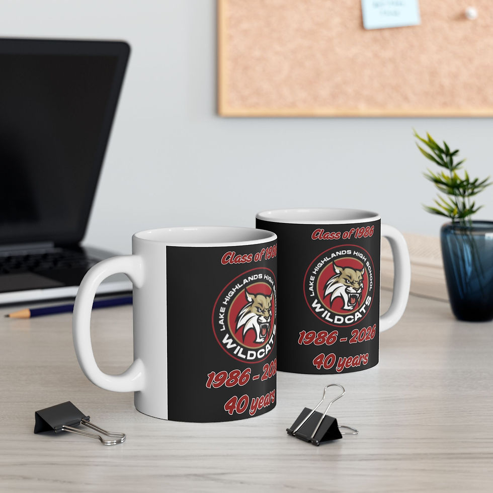 Thumbnail: Wildcats High School Reunion Ceramic Mug — Class of 1986 (11oz/15oz)