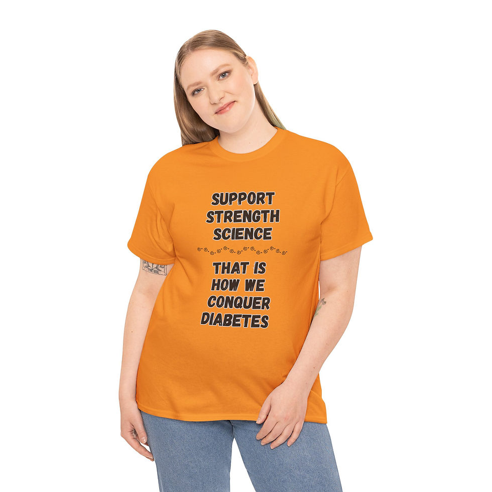 Thumbnail: Support Strength Science, That Is How We Conquer Diabetes Tee Diabetic awareness