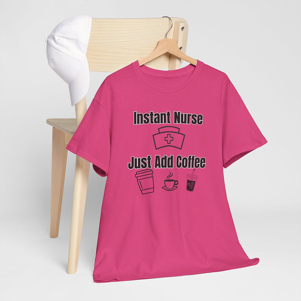 Thumbnail: Instant Nurse Just Add Coffee Theme, Perfect Gift for Healthcare Workers, 