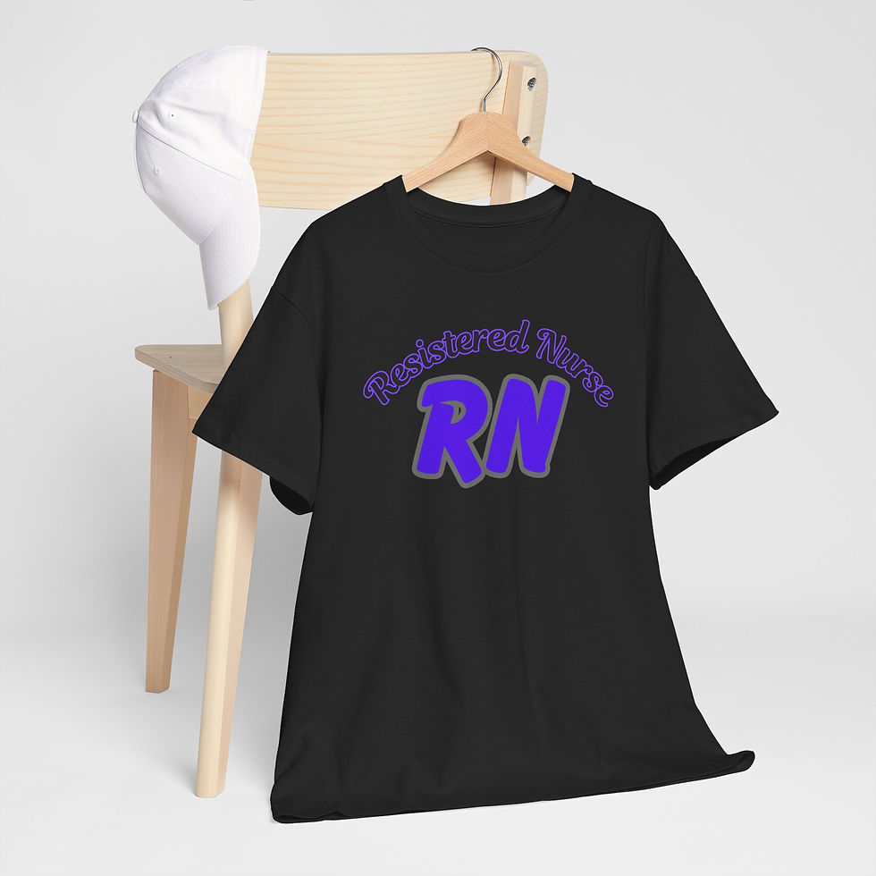 Thumbnail: Registered Nurse RN Heavy Cotton Tee