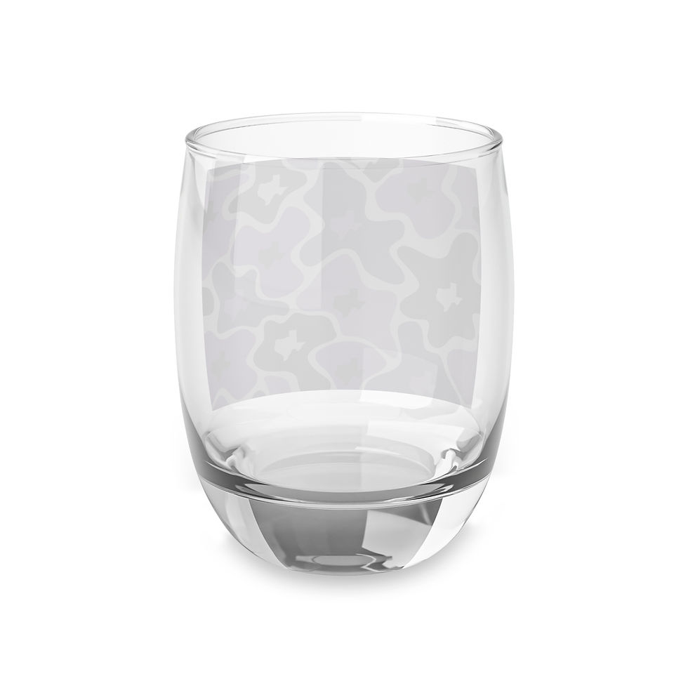 Thumbnail: Purple Camo with State of Texas Whiskey Glass — Retro Starburst Spirits Tumbler