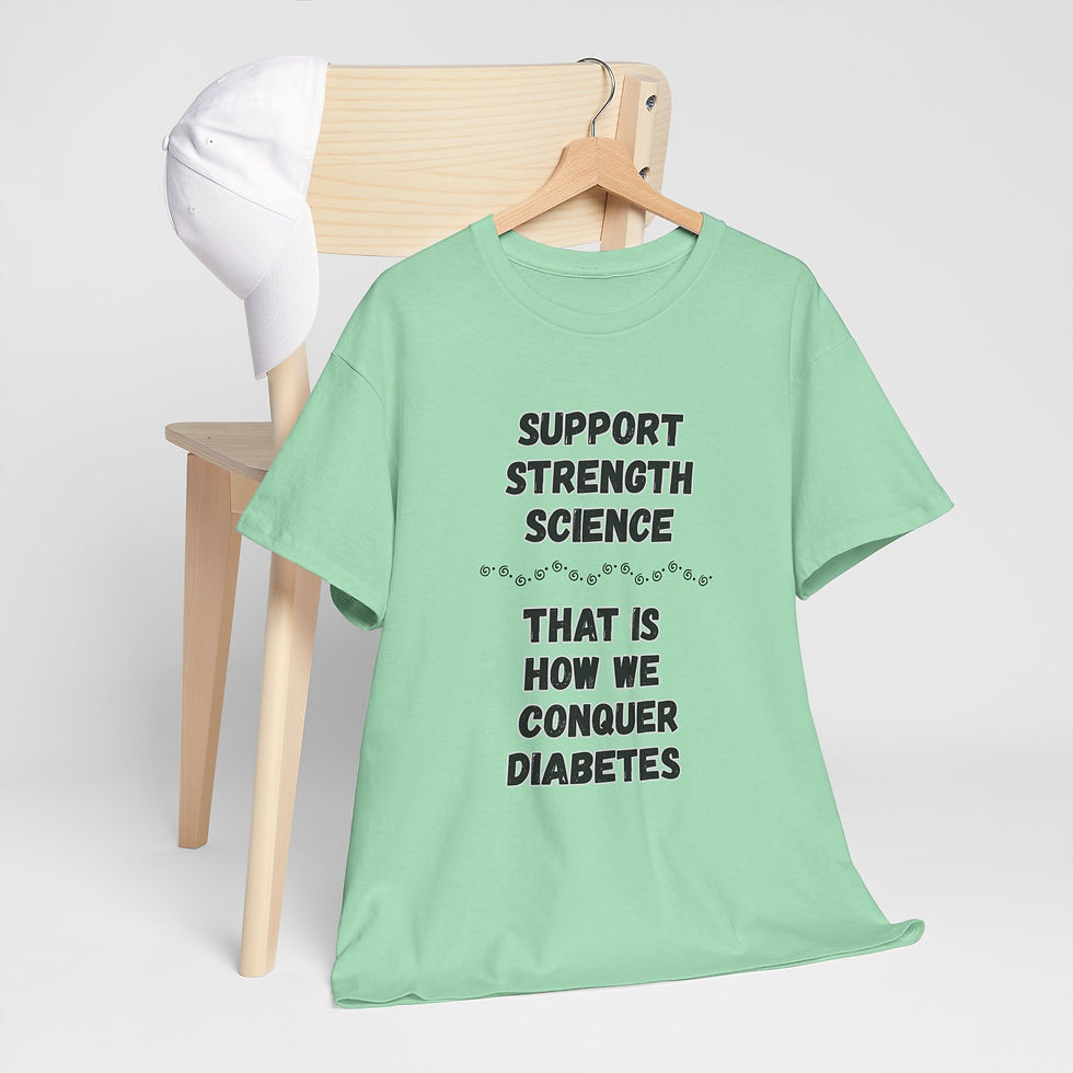 Thumbnail: Support Strength Science, That Is How We Conquer Diabetes Tee Diabetic awareness