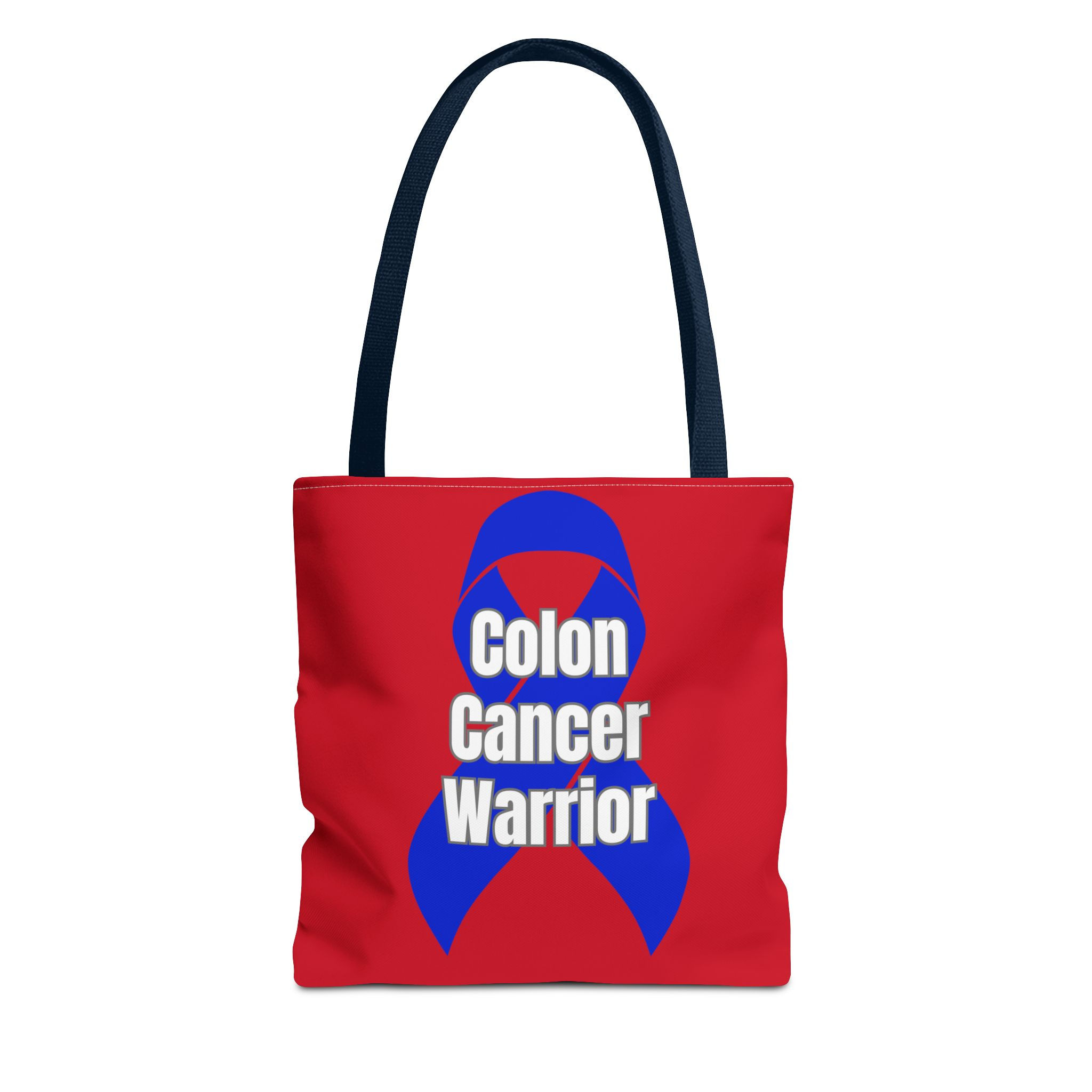 Colon Cancer Warrior Tote Bag - Awareness Bag, Cancer Support Tote,