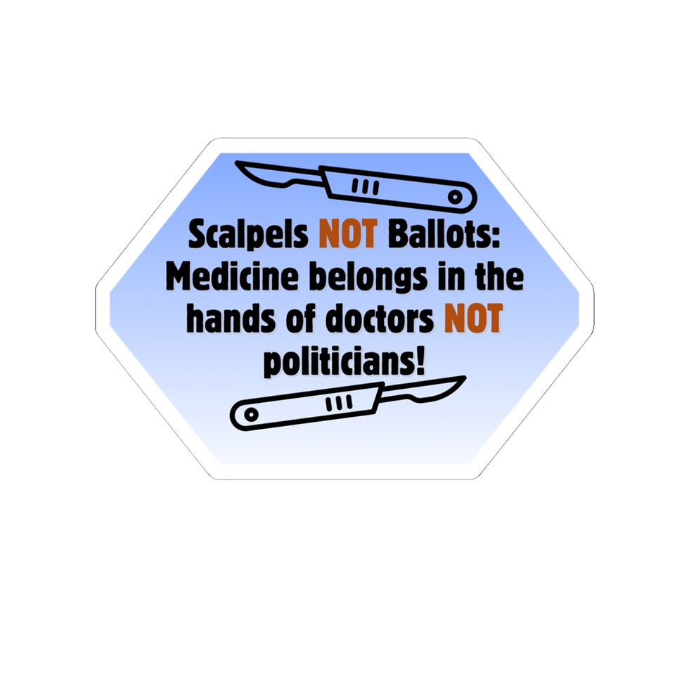 Thumbnail: Medical Advocacy Stickers - Political Awareness, Doctor Decor, Laptop Stickers, 