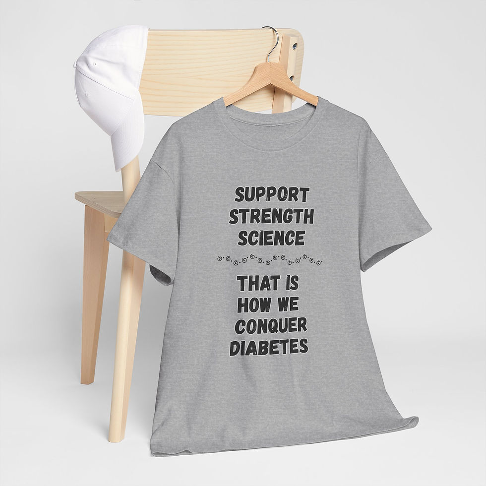 Thumbnail: Support Strength Science, That Is How We Conquer Diabetes Tee Diabetic awareness