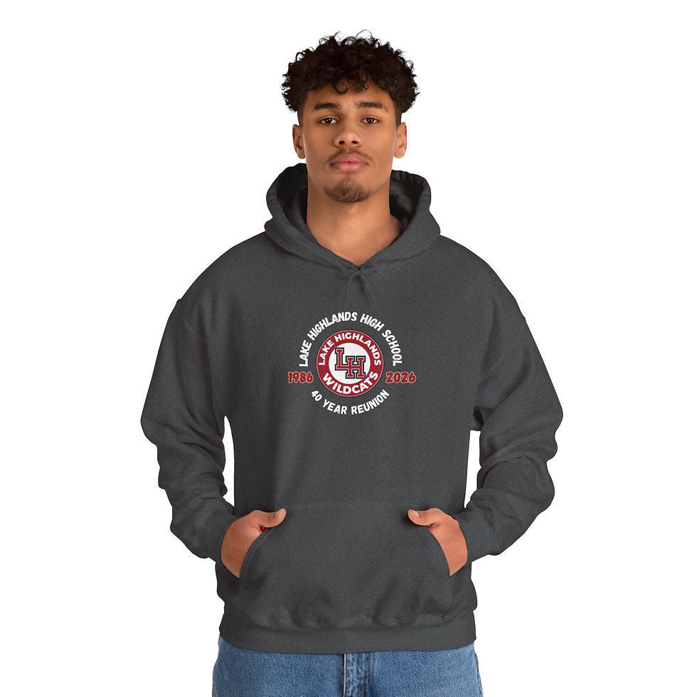 Thumbnail: Lake Highlands 40 year reunion pullover hoodie