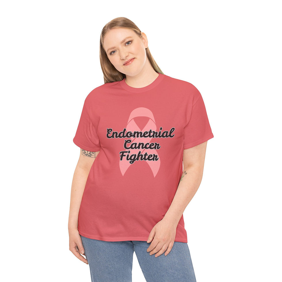 Thumbnail: ENDOMETRIAL CANCER FIGHTER (Endometrial/Uterine Cancer Awareness/Support) Tee