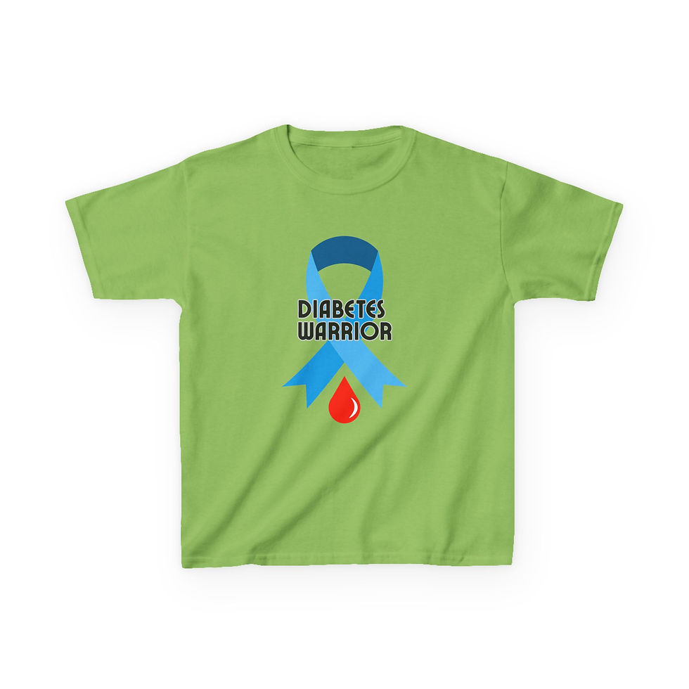 Thumbnail: Diabetes Warrior Kids Tee, Diabetes Awareness, Diabetes support 