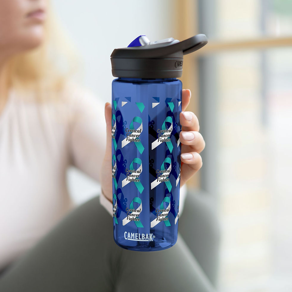 Thumbnail: Cervical Cancer Awareness Water Bottle, 20oz/25oz |