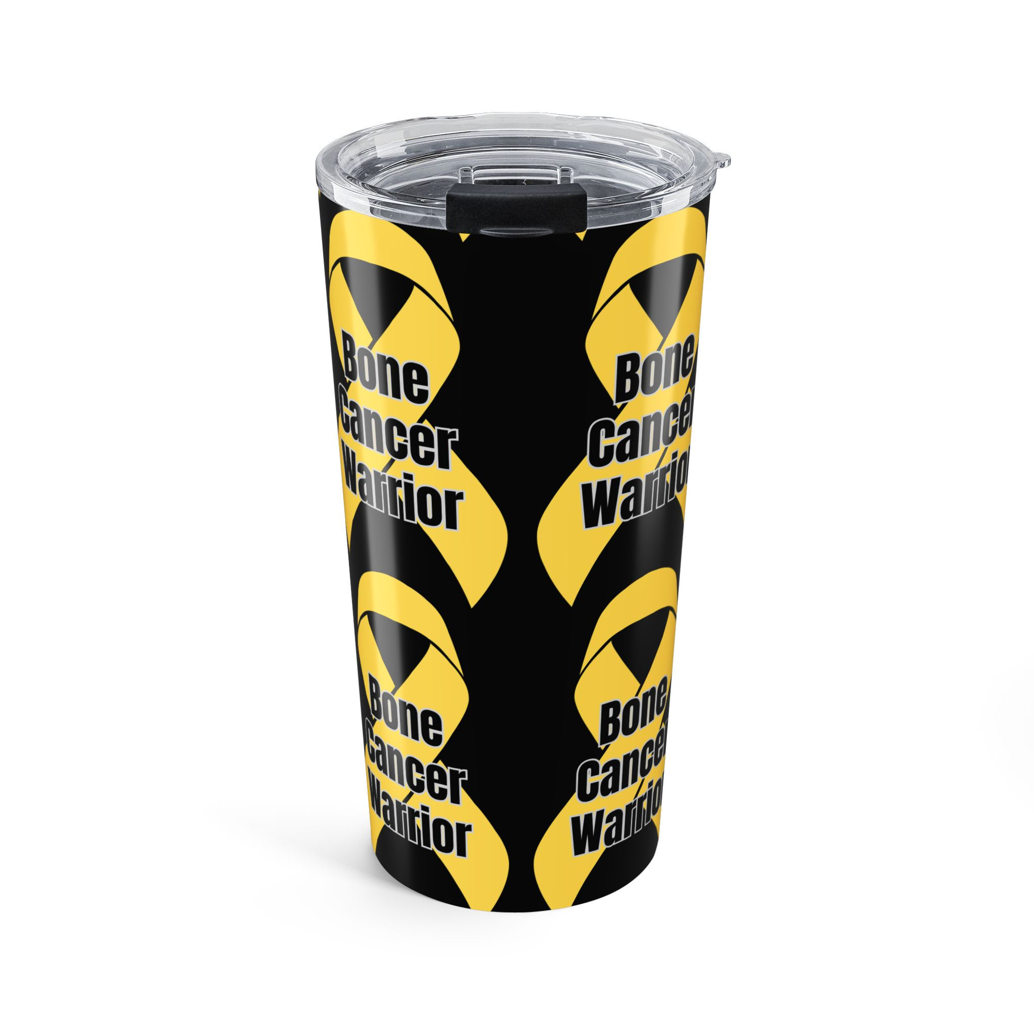 Bone Cancer Warrior Tumbler 20oz | Inspirational Gift for Cancer Fighters,