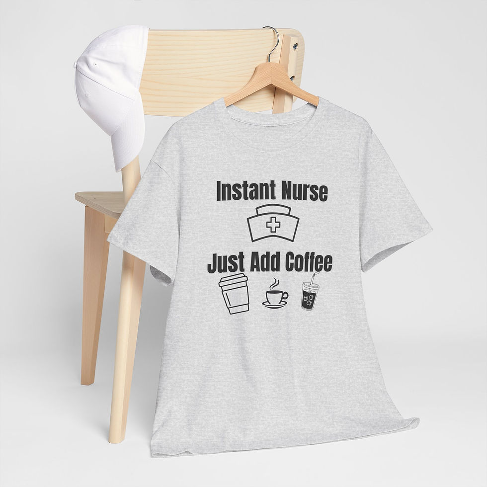 Thumbnail: Instant Nurse Just Add Coffee Theme, Perfect Gift for Healthcare Workers, 