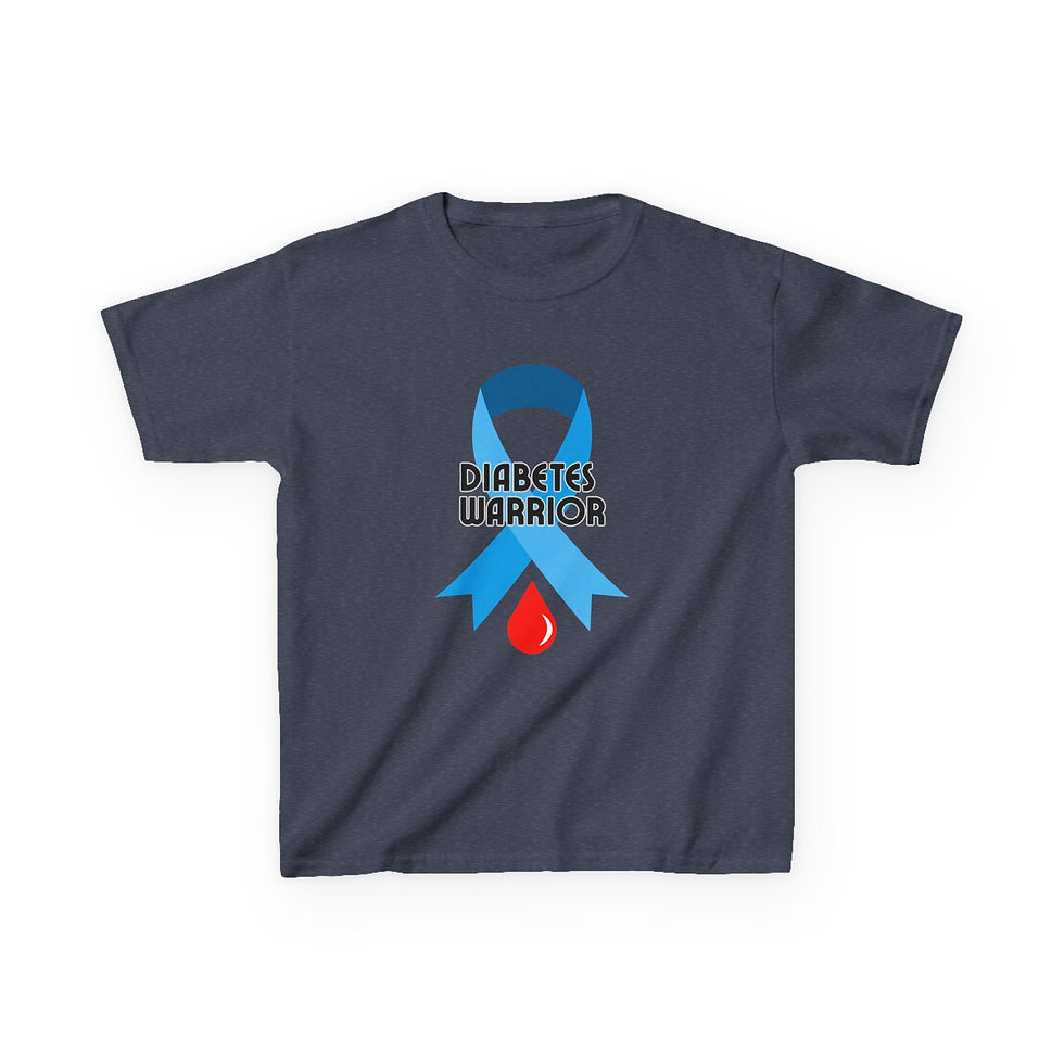Thumbnail: Diabetes Warrior Kids Tee, Diabetes Awareness, Diabetes support 
