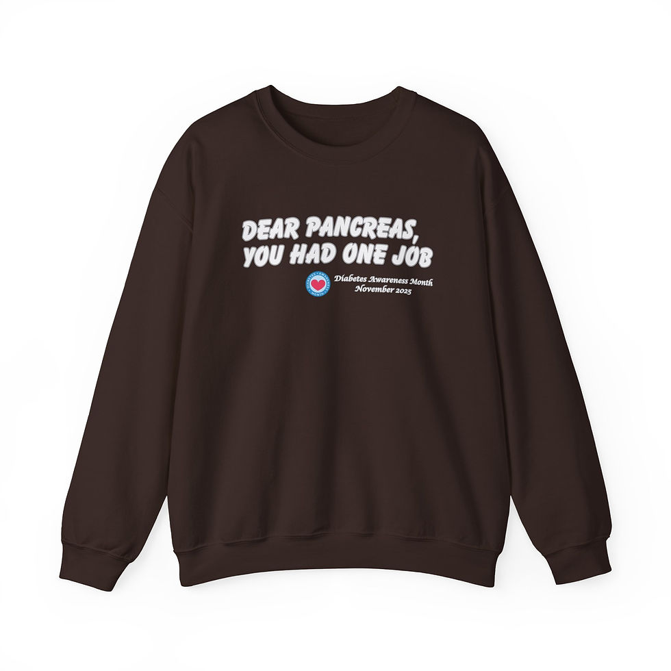Thumbnail: Dear Pancreas You Had One Job Sweatshirt - Funny Diabetes Awareness Gift