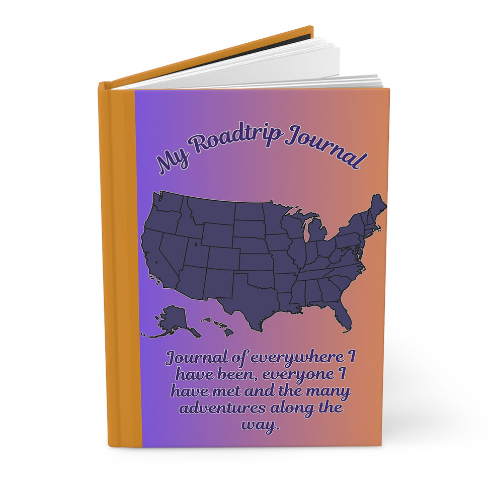 Thumbnail: Roadtrip Journal Hardcover — 'My Roadtrip Journal' Travel Notebook