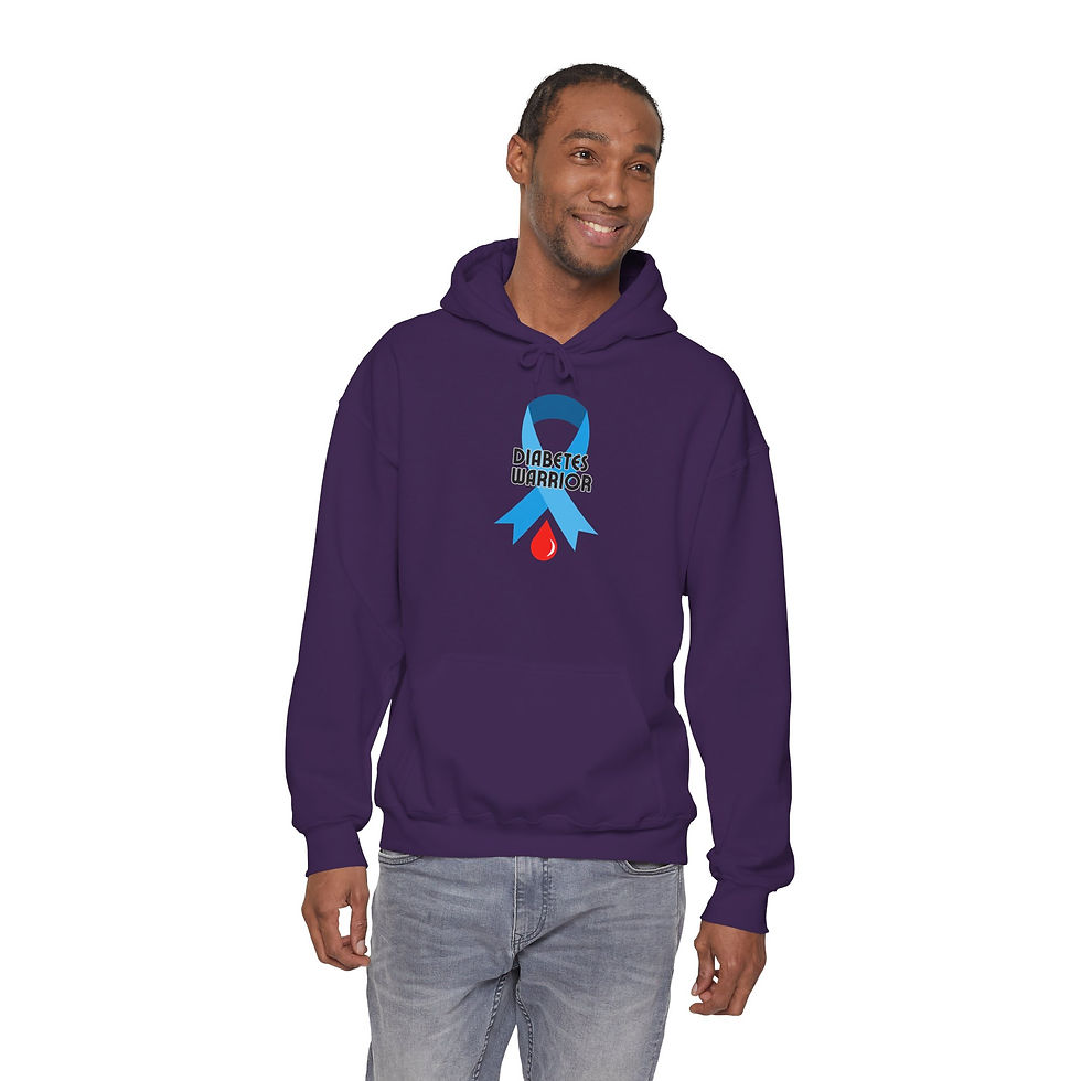 Thumbnail: Diabetes Warrior Hoodie, Diabetic Awareness, 